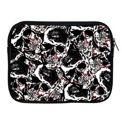 Skull Pattern Apple Ipad 2/3/4 Zipper Cases by ValentinaDesign