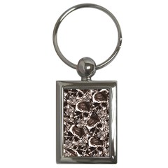 Skull Pattern Key Chains (rectangle)  by ValentinaDesign