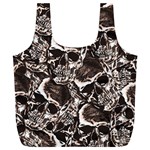 Skull pattern Full Print Recycle Bags (L)  Front