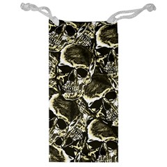 Skull Pattern Jewelry Bag by ValentinaDesign