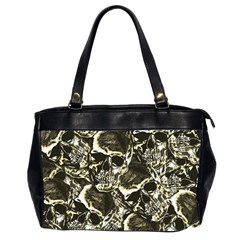 Skull Pattern Office Handbags (2 Sides)  by ValentinaDesign