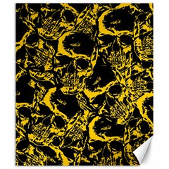 Skull Pattern Canvas 20  X 24   by ValentinaDesign