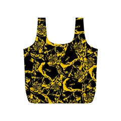 Skull Pattern Full Print Recycle Bags (s)  by ValentinaDesign