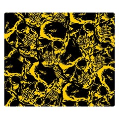 Skull pattern Double Sided Flano Blanket (Small) 