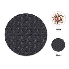 Floral pattern Playing Cards (Round) 