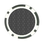 Floral pattern Poker Chip Card Guard Front