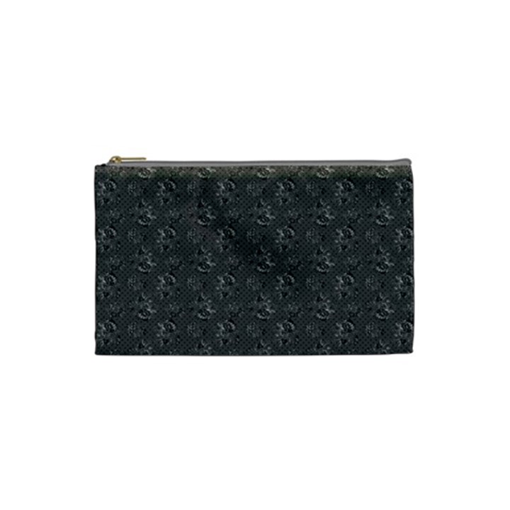 Floral pattern Cosmetic Bag (Small) 
