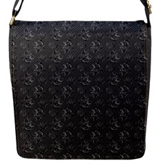 Floral pattern Flap Messenger Bag (S)