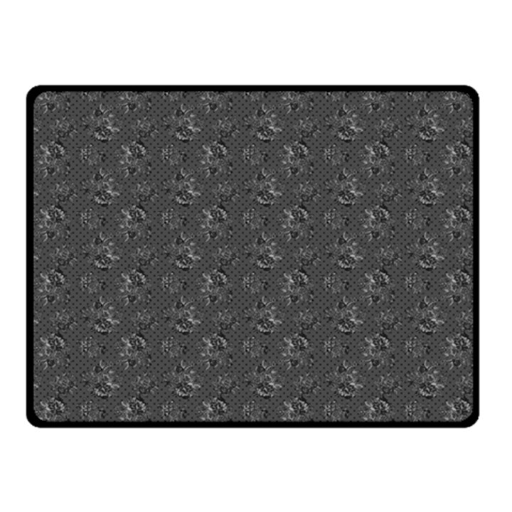 Floral pattern Double Sided Fleece Blanket (Small) 