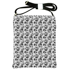 Floral Pattern Shoulder Sling Bags by ValentinaDesign