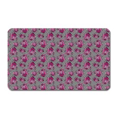 Floral Pattern Magnet (rectangular) by ValentinaDesign