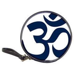 Hindu Om Symbol (dark Blue) Classic 20-cd Wallets by abbeyz71