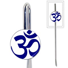 Om Symbol (navy Blue) Book Mark by abbeyz71