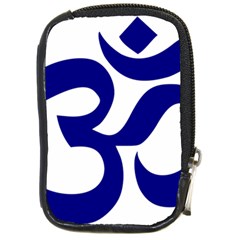 Om Symbol (navy Blue) Compact Camera Cases by abbeyz71