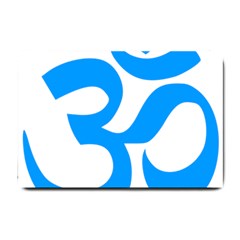 Hindu Om Symbol (ocean Blue) Small Doormat  by abbeyz71