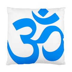 Hindu Om Symbol (ocean Blue) Standard Cushion Case (two Sides)