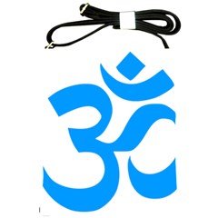 Hindu Om Symbol (ocean Blue) Shoulder Sling Bags by abbeyz71