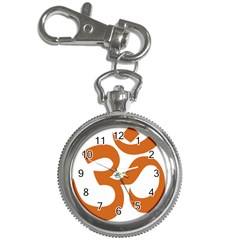 Hindu Om Symbol (chocolate Brown) Key Chain Watches by abbeyz71