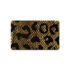 Metallic Snake Skin Pattern Magnet (Name Card)