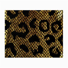 Metallic Snake Skin Pattern Small Glasses Cloth (2-Side)