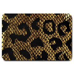 Metallic Snake Skin Pattern Large Doormat 