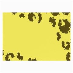 Banner Polkadot Yellow Grey Spot Large Glasses Cloth