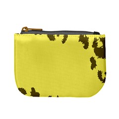 Banner Polkadot Yellow Grey Spot Mini Coin Purses