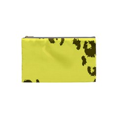 Banner Polkadot Yellow Grey Spot Cosmetic Bag (small)  by Mariart