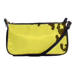 Banner Polkadot Yellow Grey Spot Shoulder Clutch Bags by Mariart
