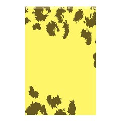 Banner Polkadot Yellow Grey Spot Shower Curtain 48  X 72  (small)  by Mariart