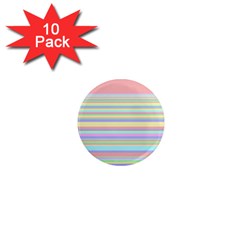 All Ratios Color Rainbow Pink Yellow Blue Green 1  Mini Magnet (10 Pack) 