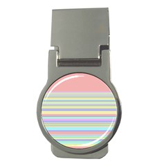 All Ratios Color Rainbow Pink Yellow Blue Green Money Clips (round) 