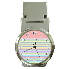 All Ratios Color Rainbow Pink Yellow Blue Green Money Clip Watches by Mariart