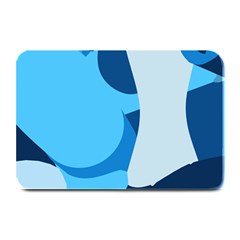 Blue Polka Plate Mats by Mariart