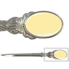 Bubbles Yellow Blue White Polka Letter Openers