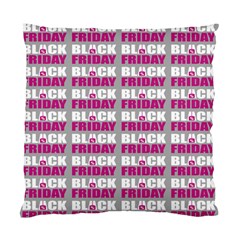 Black Friday Sale White Pink Disc Standard Cushion Case (two Sides)