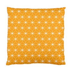 Yellow Stars Iso Line White Standard Cushion Case (one Side)