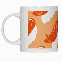 Fish Eat Japanese Sushi White Mugs