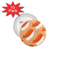 Fish Eat Japanese Sushi 1.75  Buttons (10 pack)