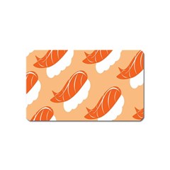 Fish Eat Japanese Sushi Magnet (Name Card)