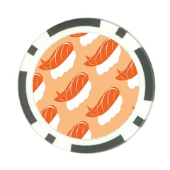 Fish Eat Japanese Sushi Poker Chip Card Guard