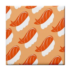 Fish Eat Japanese Sushi Face Towel by Mariart