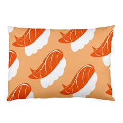 Fish Eat Japanese Sushi Pillow Case by Mariart