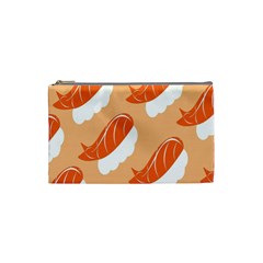 Fish Eat Japanese Sushi Cosmetic Bag (small)  by Mariart