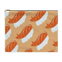 Fish Eat Japanese Sushi Cosmetic Bag (xl) by Mariart