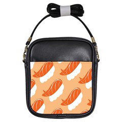 Fish Eat Japanese Sushi Girls Sling Bags