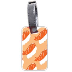 Fish Eat Japanese Sushi Luggage Tags (two Sides) by Mariart