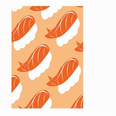 Fish Eat Japanese Sushi Large Garden Flag (two Sides) by Mariart