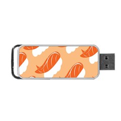 Fish Eat Japanese Sushi Portable USB Flash (One Side)