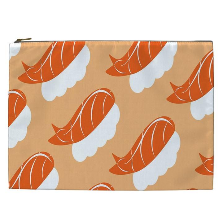 Fish Eat Japanese Sushi Cosmetic Bag (XXL) 